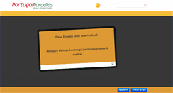 Desktop Screenshot of portugalparadies.de